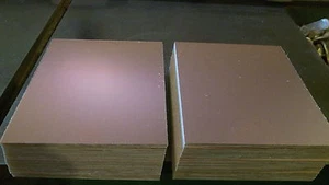 1 pc. FR-4, .060, 5 oz. (.007) double sided, Copper clad laminate, PCB, 18"x 24" - Picture 1 of 1