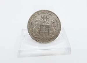 3 Mark 1909 J Jäger J.64 VZ-STG Freie und Hansestadt Hamburg Silber - Bild 1 von 12