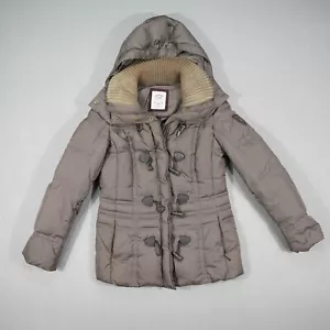 ESPRIT Damen/Mädchen Jacke Gr. S grau Übergangsjacke Winterjacke Kapuze Steppjac - Bild 1 von 24