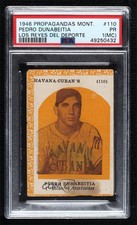 1946-47 Propagandas Montiel Los Reyes del Deporte Pedro Dunabeitia #110 PSA 1