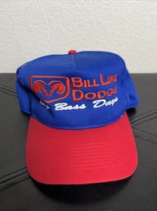 Vtg Dodge Hat Cap Snap Back Blue/Red 90’s Trucker Adult Mens Cars Muscle Racing - Picture 1 of 7