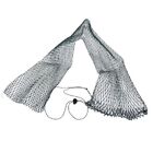 No-deformed Fishing Net 4-strand Wire Fishing Tackle Mesh Folding Fish Bag