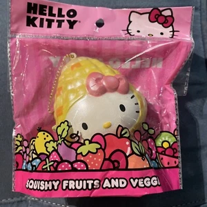 Llavero de maíz de frutas y verduras Hello Kitty Sanrio blando - Imagen 1 de 5