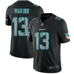 Dan Marino NFL NIKE Fashion Impact Black Color Rush LTD Ed Miami Dolphins Jersey