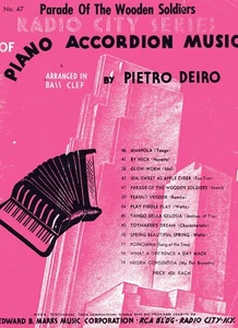 "PARADE OF THE WOODEN SOLDERS" as Arranged by Pietro Deiro - 5 Pages Circa 1937 - Picture 1 of 2