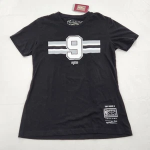 Mitchell & Ness San Antonio Tony Parker schwarzes Jersey-T-SHIRT Damen Größe Large - Bild 1 von 7