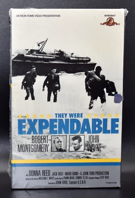 They Were Expendable BIG BOX (VHS 1986) SEALED John Wayne MGM / UA - Image 1 of 4