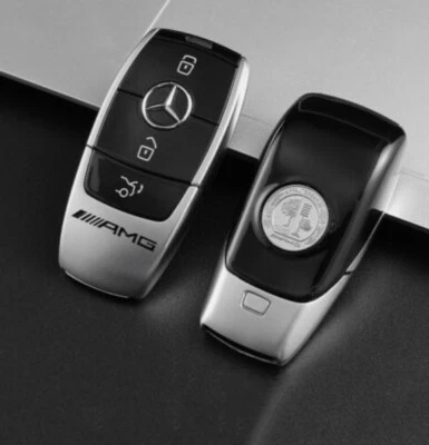 Car Key Fob Case Cover For C E S G Class W213 GLC W177 GLK For Mercedes AMG 🇬🇧 - Image 1 of 4