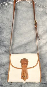 Vintage Dooney & Bourke Allwetter Leder Handtasche Kreuz - Bild 1 von 21