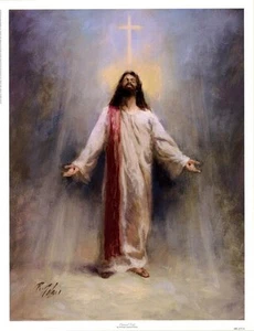 Eternal Life by Richard Judson Zolan Art Print Catholic Religous Poster 13x17 - Picture 1 of 1