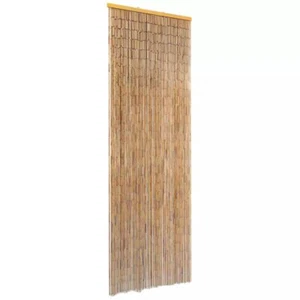 Bamboo Door Curtain Insect Mosquito Fly Screen Wooden Stems Home Decor Blinds - Picture 1 of 4