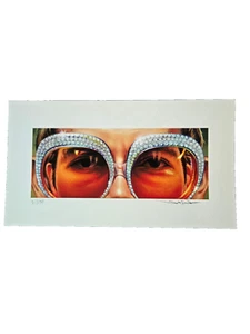 Elton John NEU Eyes Without a Face Limited Edition signed numbered AOR Poster - Bild 1 von 4