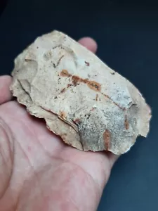 Upper Paleolithic / Neolithic flaked axe - Bifacial tool - France Prehistoric - Picture 1 of 10