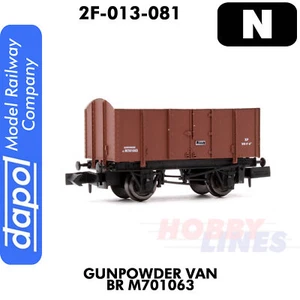 Gunpowder BR M701063 wagon 1:148 scale N gauge Dapol 2F-013-081 - Picture 1 of 4