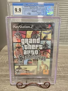 Grand Theft Auto San Andreas PS2 CGC Graded 9.9 A++ Sealed - Picture 1 of 8