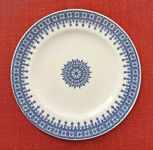 Royal Worcester blauer Rand & Medaillon 9,25" Mittagessen Teller Made in England - Bild 1 von 3