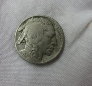 1935 Buffalo Nickel MINT ERROR Lamination Damage OBV - Picture 1 of 4