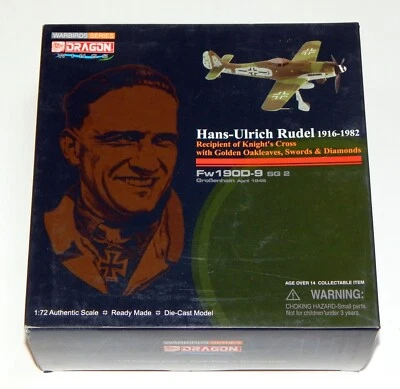 MIB DRAGON WINGS, WARBIRDS SERIES, HANS ULRICH RUDEL, FW1900-9 SG2 / 50081 - Image 1 of 3