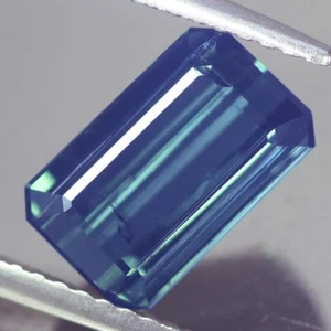 2,62CT INCANTEVOLE AA OTTAGONO BLU INDICOLITE TORMALINA NATURALE - Foto 1 di 3