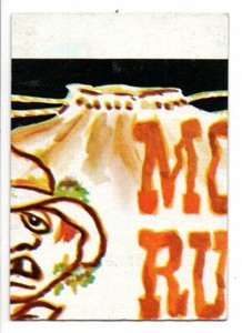 1973 Wacky Packages Series 6 Spills Bad ERROR Puzzle Piece TOP CENTER