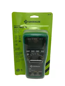 Greenlee Digital Multimeter, Compact 600V AC/DC, 10A, DM-45 - Picture 1 of 7