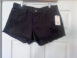 Billabong Drift Away schwarze Jeansshorts - Bild 1 von 5