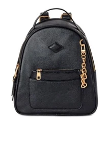 NWT Time and Tru Women's Ruby Backpack Black Handbag With Coin Purse - Picture 1 of 5