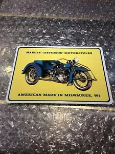 Harley-Davidson Vintage Metal and Porcelain Servicar VL Bar Sign 99714-98 - Picture 1 of 4