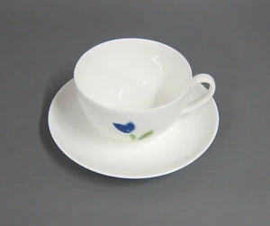 Kaffeetasse mit UT Tasse 0,25 L. Dibbern Impression Blau - Fine bone China  - Bild 1 von 4