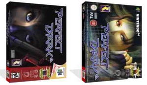 Caja Estuche Perfect Dark N64 + Solo Obra de Arte de Cubierta (Sin Juego) - Imagen 1 de 11