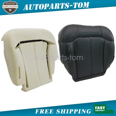 Funda de asiento inferior para conductor gris oscuro y cojín de espuma para Chevy Silverado 1999-2002 Foto 1 de 4