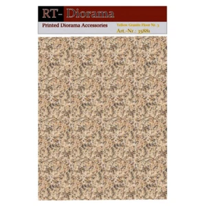 RT-Diorama 1/35 Printed Accessories: Yellow Granite Floor Nr.3 - Picture 1 of 1