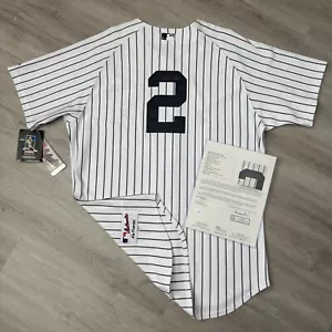 Autographed DEREK JETER New York Yankees Jersey JSA Majestic Authentic 48 Signed - Picture 1 of 10