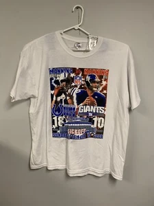 Gildan Peyton Eli Manning 2006 NFL Kickoff Shirt Double Sided Rosters Size XXL - Picture 1 of 7