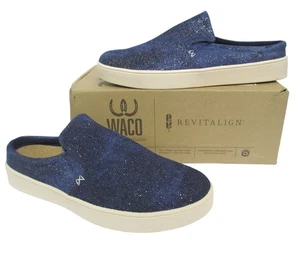 Revitalign Waco Orthesenschuhe Gr. 12 D schimmernd blau Denim Pantoletten Spatz Slide - Bild 1 von 7
