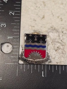 Original US Military Distinctive Insignia DUI 164 Engineer Battalion Single 3777 - Bild 1 von 2