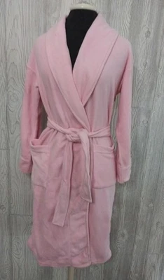 NWTD Natori XS Josie Women's Inside Out Fluffy Robe Pink Big Pockets 82399 - Image 1 of 3