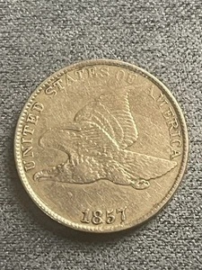 1857 FLYING EAGLE CENT (#109) - Picture 1 of 10