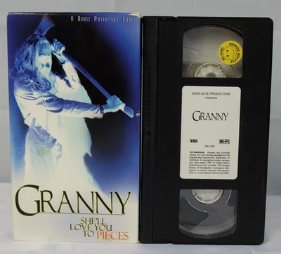 GRANNY Horror VHS Rare Dead Alive Productions Cult Slasher Gore Splatter B movie - Image 1 of 4