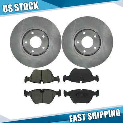 Juego de rotores de freno delanteros + pastillas de freno para Jaguar XK8 1997 1998 1999 Foto 1 de 4