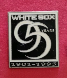 Prendedor Pinback Chicago White Sox 95 años 1901-1995 - Imagen 1 de 1