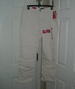 Lee gerades Bein, klassische Passform, weiße Jeans, Damengröße 18M, neu mit Etikett - Bild 1 von 5