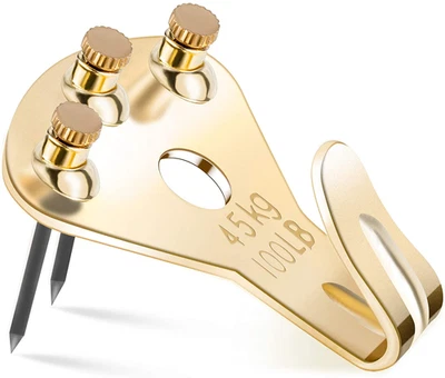 10 piezas perchas para cuadros de alta resistencia con clavos, ganchos profesionales para colgar cuadros Foto 1 de 4