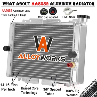 9600-115-0000 Radiator For UTV 700,500 HiSUN MASSIMO BENNCHE TSC HS MSU YS - Image 1 of 4