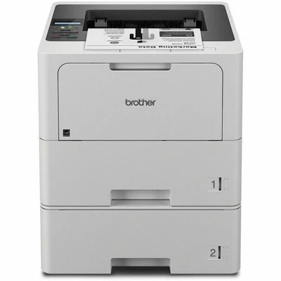 Brother HL-L6210DWT Business Monochrome Laser Printer with Dual Paper Trays, Wir - Image 1 of 4