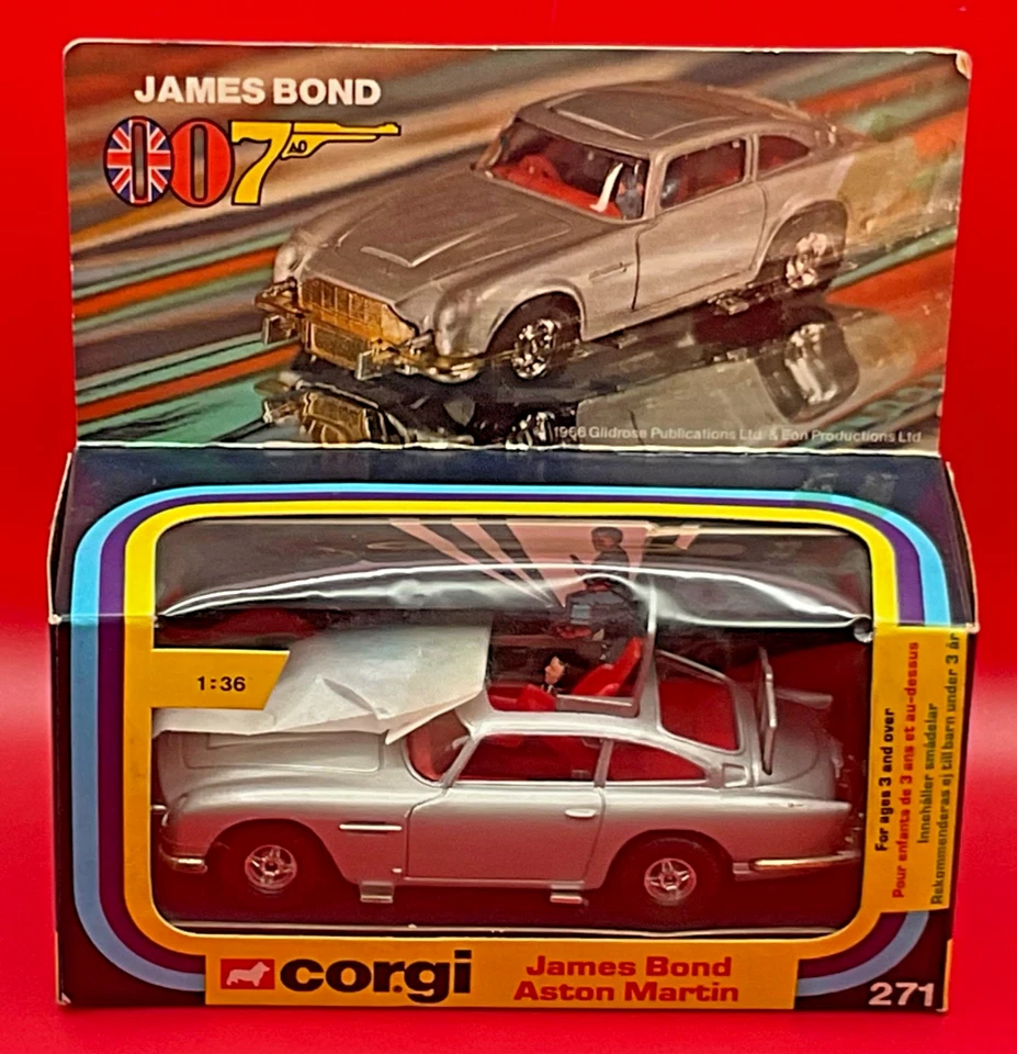 1979 CORGI JAMES BOND 007 ASTON MARTIN DB5 NIB 1:36 SCALE - Image 1 of 4