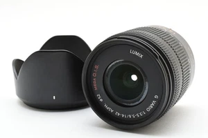 Panasonic Lumix G Vario Camera Lens 14-42mm f3.5-5.6 Black w/Hood 321 - Picture 1 of 10