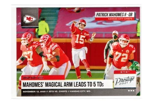 2021 Panini Prestige Highlight Reel Patrick Mahomes II #HR-PM Kansas City Chiefs - Picture 1 of 2