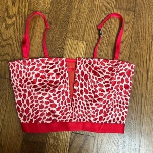 NWT Victoria’s Secret Bustier Red Lips Top Size Small - Picture 1 of 5