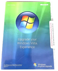 Microsoft Windows Vista Experience Anytime Upgrade 32-bit Software New Sealed - Picture 1 of 4
